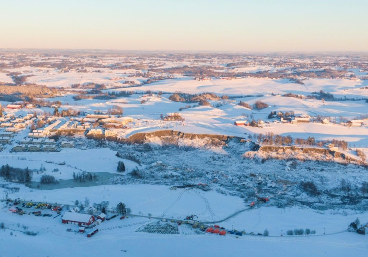 The disaster happened when part of a hillside collapsed