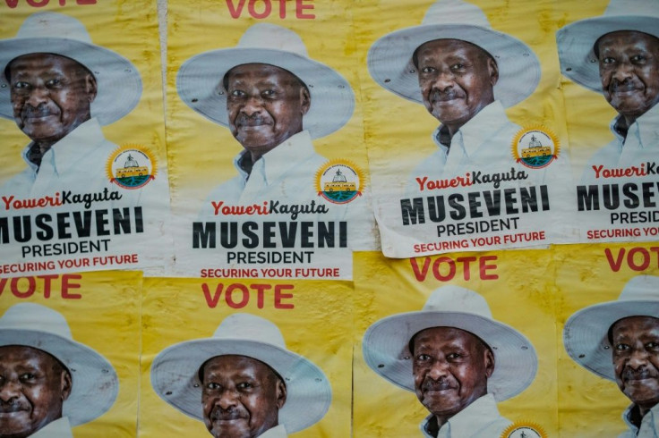Museveni, 76, is bidding for a sixth term in office
