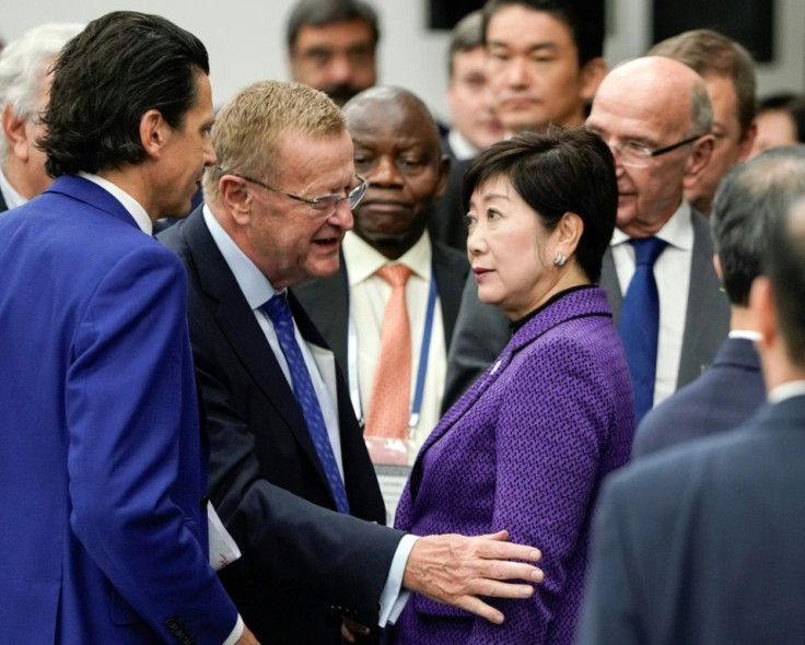 Tokyo governor Yuriko Koike was not happy with the IOC's coordination commission boss John Coates