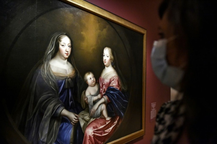 The Hyacinthe-Rigaud art museum was among those to reopen on Tuesday with an exhibition devoted to portraits of French queens