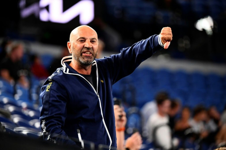 Some fans were not happy at being asked to leave Rod Laver Arena
