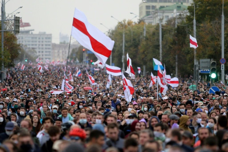 Belarus saw waves of opposition demonstrations after President Alexander Lukashenko was re-elected in a disputed August vote