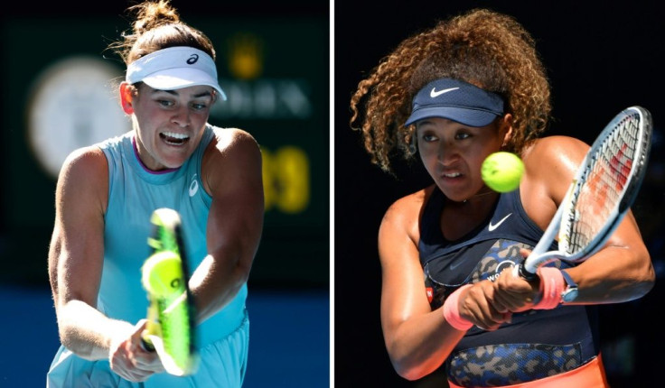 Jennifer Brady (left) will make her Grand Slam singles final debut on Saturday against Naomi Osaka (right) at the Australian Open