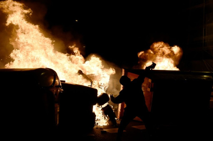 Angry demonstrations first erupted on February 16 after police detained rapper Pablo Hasel