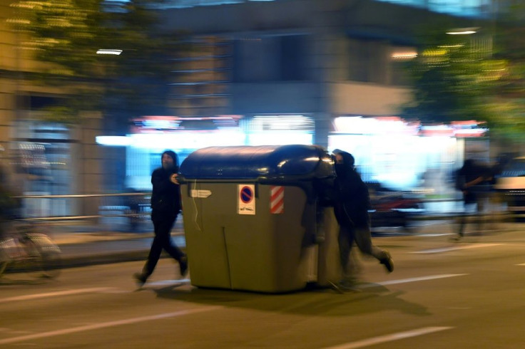 The worst violence on Friday night was in Barcelona