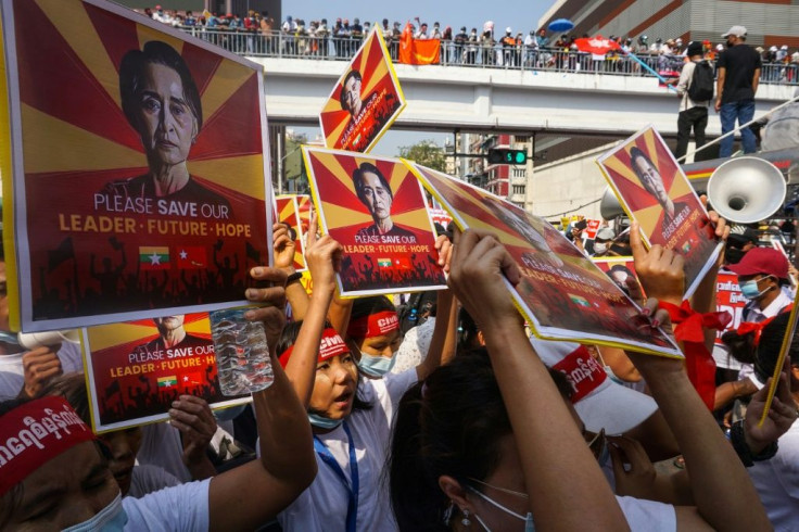 The increased deployment of security forces in Myanmar has so far failed to deter protesters from rallying against the coup