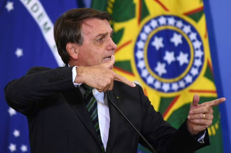 Brazilian President Jair Bolsonaro, pictured in Brasilia on February 9, 2021, looks increasingly inclined to ditch tight-belt, small-government policies for populist economics