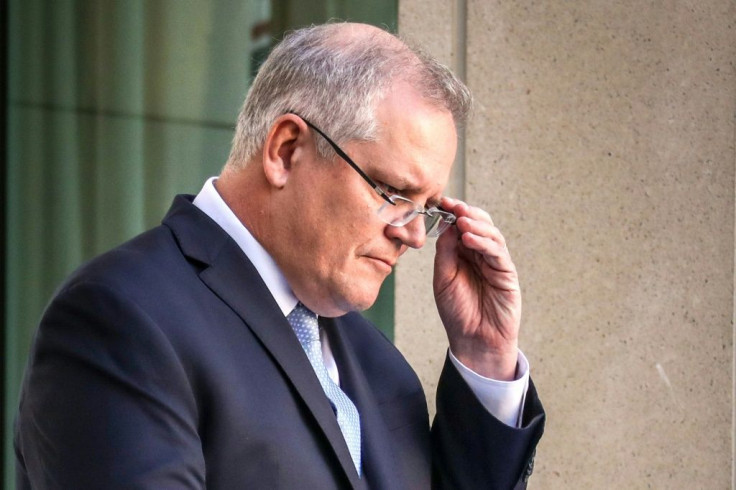 Prime Minister Scott Morrison, pictured in March 2020, has angrily accused Facebook of making a decision to "unfriend" Australia