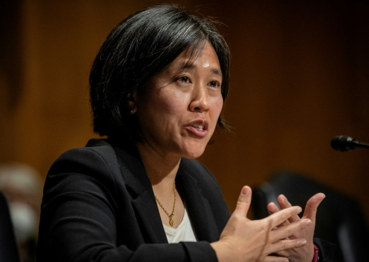 Katherine Tai, nominee for US Trade Representative, testifies before the Senate Finance Committee