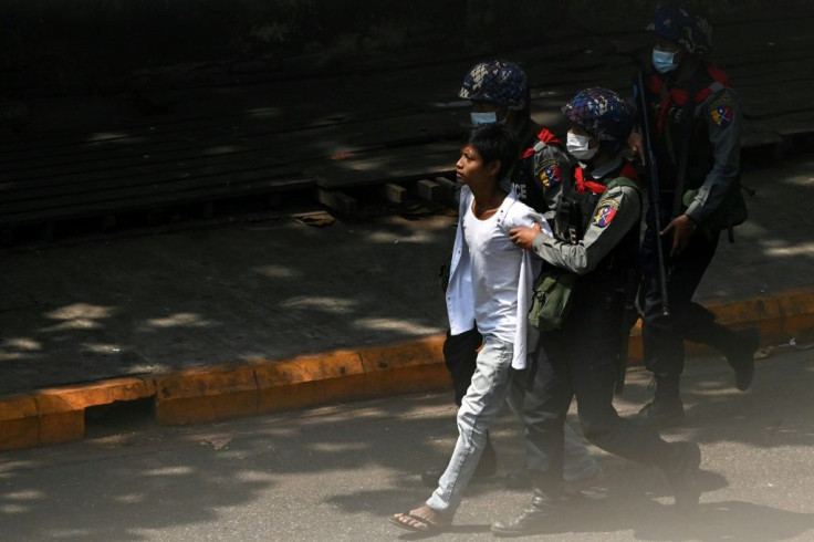 Hundreds have been detained since the Myanmar military seized power on February 1