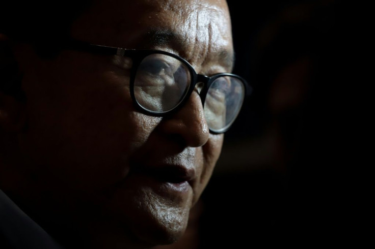 Sam Rainsy has lived in France since 2015 to avoid jail for several other convictions he says are politically motivated