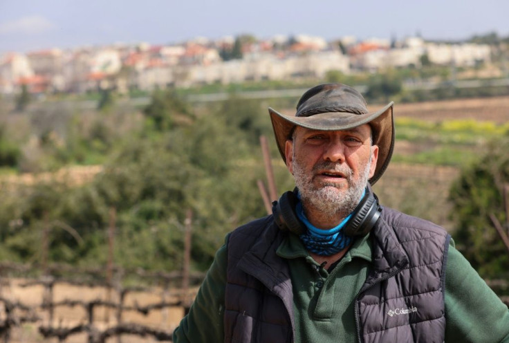 Settler Yoram Bitan, 54, says he will vote for Prime Minister Benjamin Netanyahu's party Likud