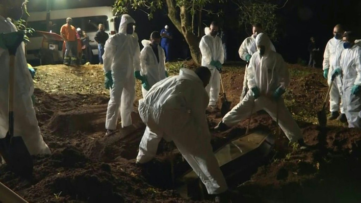Sao Paulo cemeteries opened at night as Covid-19 deaths in Brazil spiral out of control