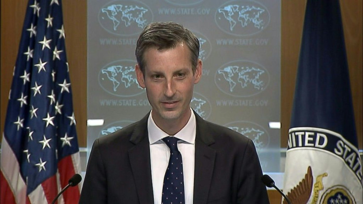 "We would be concerned by any attempt on the part of the Russian Federation to intimidate its neighbors and our partners â of course Ukraine is among them," US State Department spokesman Ned Price says during a news briefing in Washington.