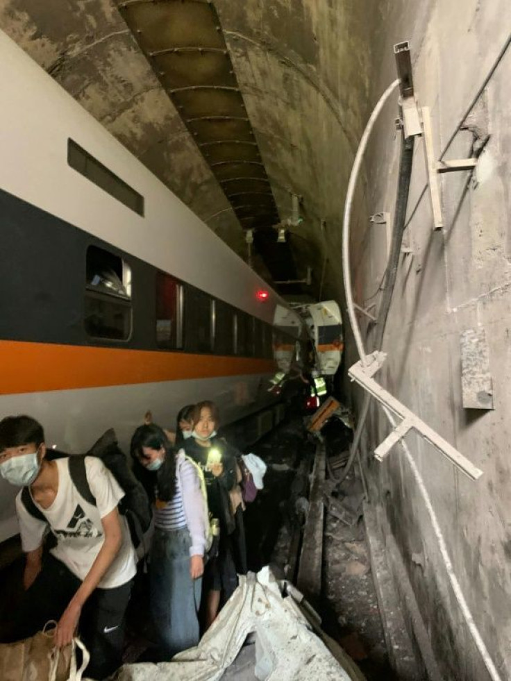 Dozens of people were thought to be trapped in carriages inside the tunnel