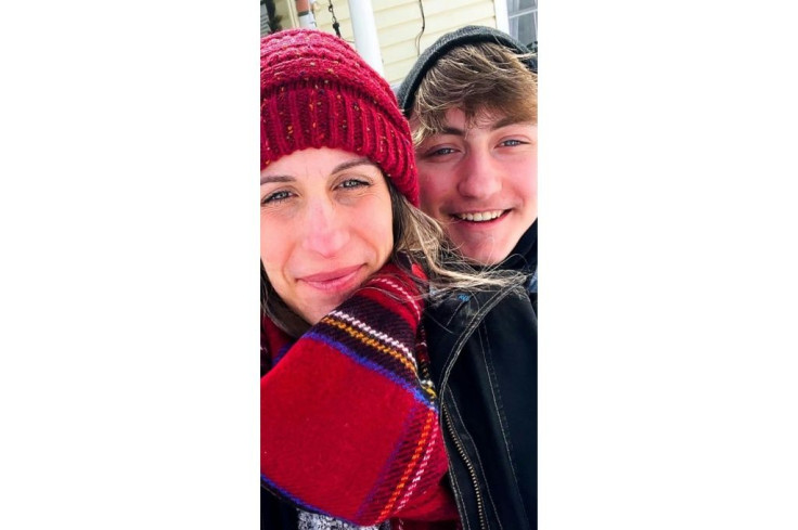 Dylan Brandt (R, here with his mother Joanna), is a 15-year-old from Arkansas who is undergoing testosterone treatment