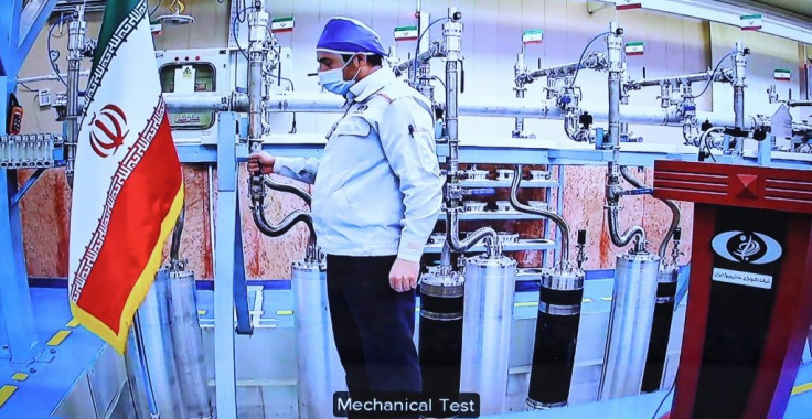 An engineer inside Iran's Natanz uranium enrichment plant