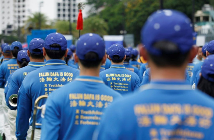 The Epoch Times is handed out by members of Falun Gong, a spiritual movement that is banned in China