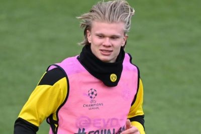 Erling Braut Haaland and Borussia Dortmund take on Manchester City on Wednesday evening
