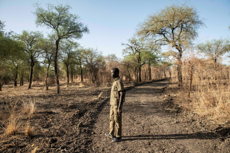 A ranger patrols in the Dinder National Park