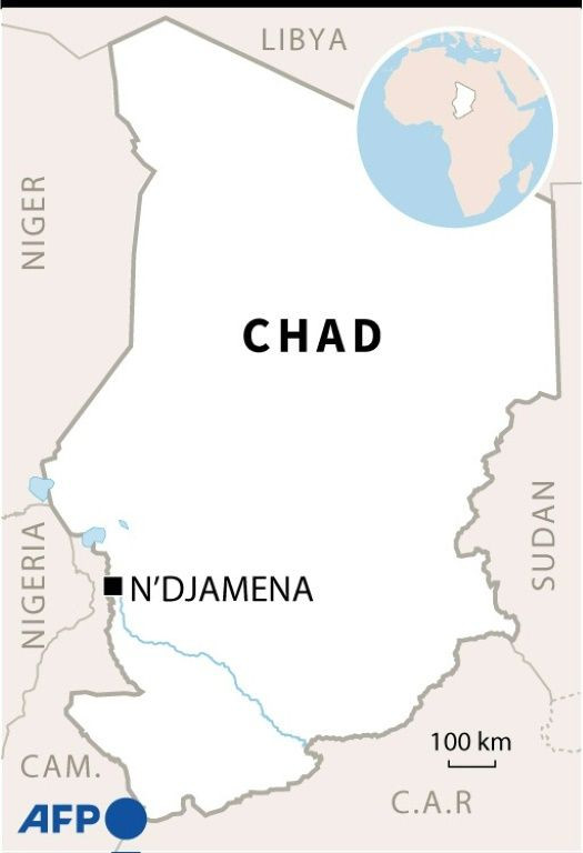 Map of Chad