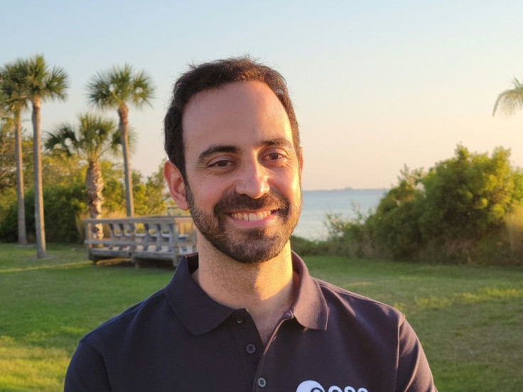 European Space Agency flight surgeon Adrianos Golemis, in Cape Canaveral, Florida