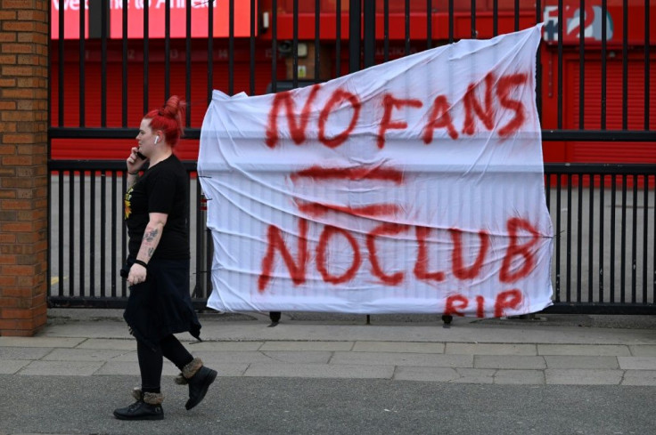 Plans for a European Super League sparked furious protests from English fans