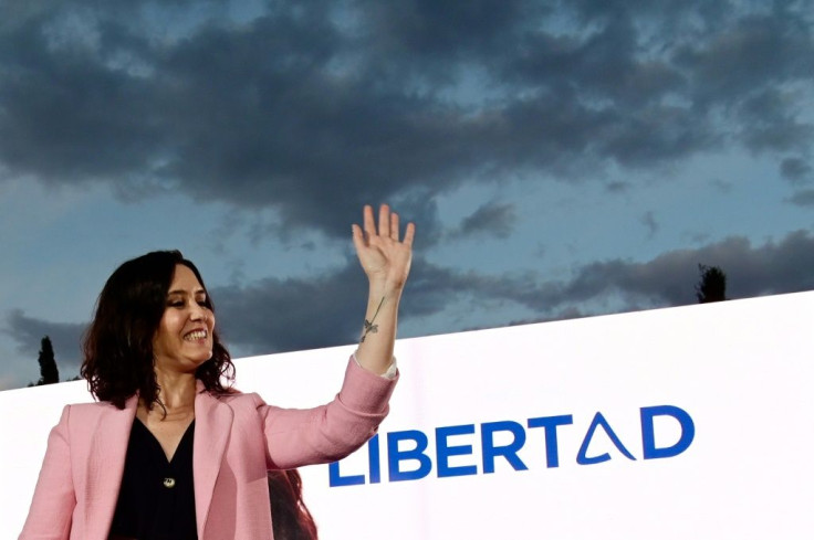 Diaz Ayuso has campaigned using the slogan 'Freedom'