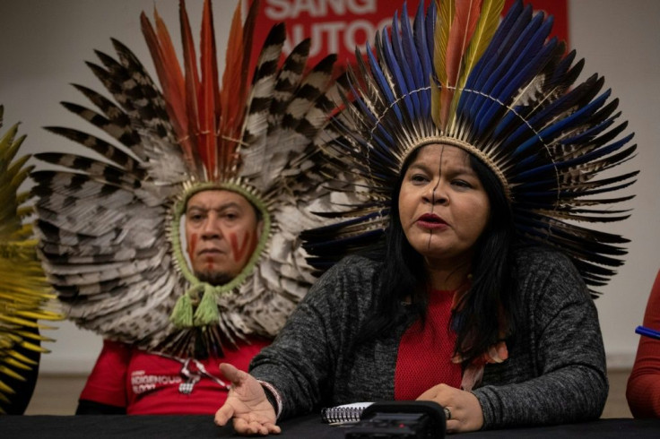 Sonia Guajajara comes from Arariboia indigenous land in northeastern Maranhao, and rose to national prominence as a defender of Brazilian indigenous rights