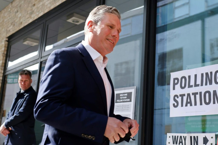 Opposition Labour party leader Keir Starmer had already played down electoral expectations