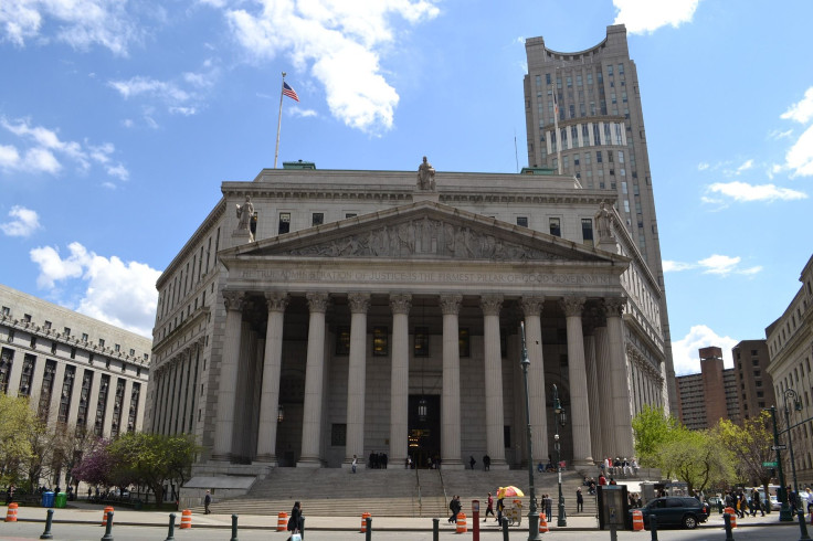 Representation. A court building.