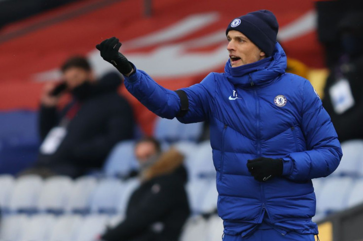 Thomas Tuchel manager of Chelsea during the Premier League match between Crystal Palace and Chelsea at Selhurst Park on April 10, 2021 in London, United Kingdom. Sporting stadiums around the UK remain under strict restrictions due to the Coronavirus Pande