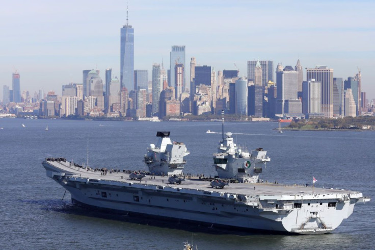 Britain's aircraft carrier HMS Queen Elizabeth pictured in New York in 2018.