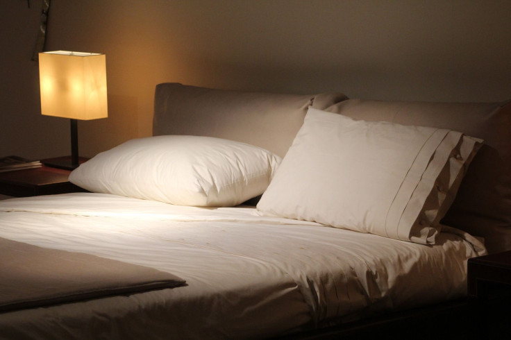 Representation. A bed.