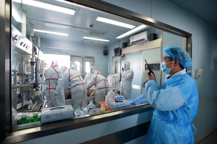 This photo shows an H7N9 bird flu patient being treated in a hospital in Wuhan, central China's Hubei province, Feb. 12, 2017.