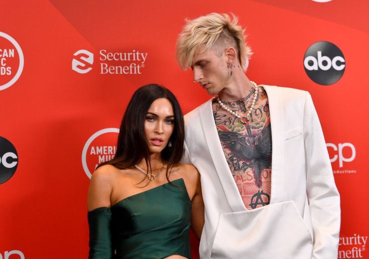 LOS ANGELES, CALIFORNIA - NOVEMBER 22: (L-R) In this image released on November 22, Megan Fox and Machine Gun Kelly attend the 2020 American Music Awards at Microsoft Theater on November 22, 2020 in Los Angeles, California. 