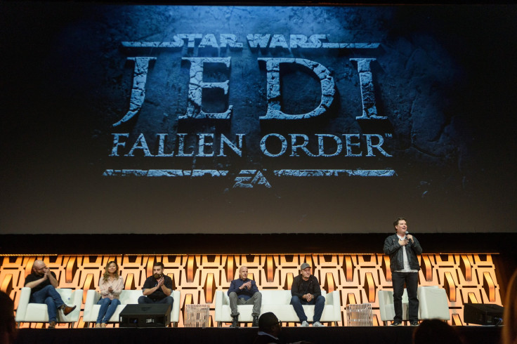 Pictured: EA and Respawn Entertainment reveal the "Star Wars: Jedi Fallen Order: video game during Star Wars Celebration at McCormick Place Convention Center on April 11, 2019 in Chicago, Illinois. 