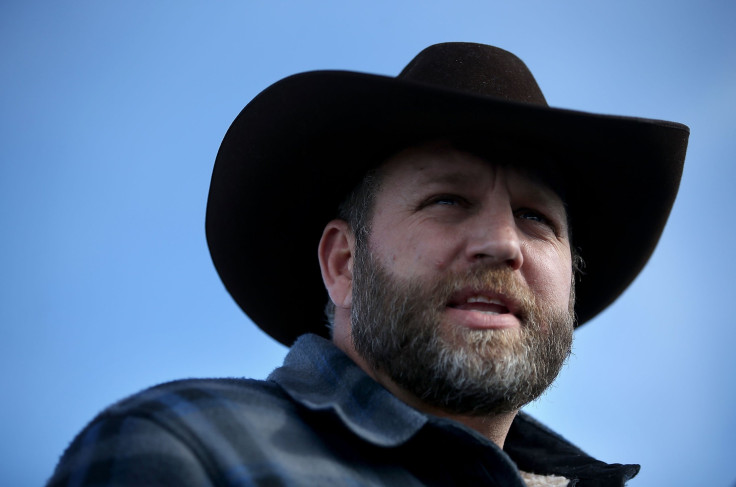 Ammon Bundy, the leader of a dwindling armed occupation, spoke to members of the media in front of the Malheur National Wildlife Refuge Headquarters Jan. 6 near Burns, Oregon. He was arrested Tuesday.