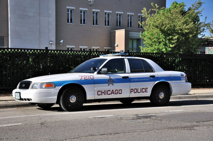 A Chicago Police Department car