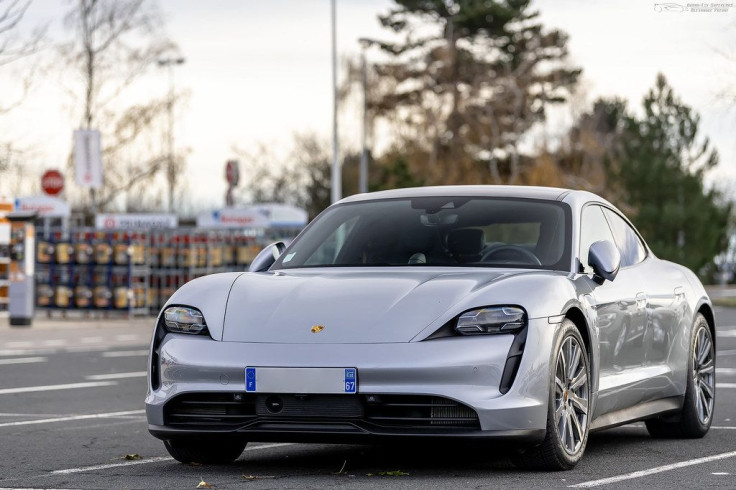 The all-electric Taycan is about 15% of their overall demand volume, Porsche Cars North America CEO Kjell Gruner told CNBC on Thursday. 