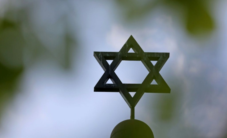 A Star of David, a symbol of Jewish identity, is pictured.