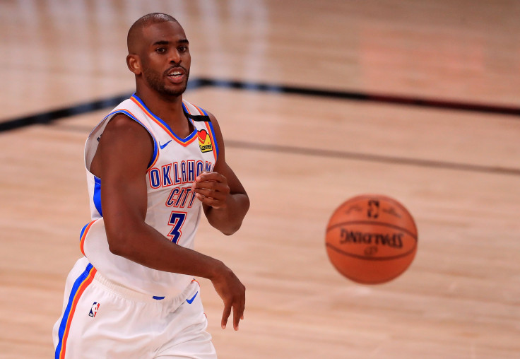 Chris Paul #3 of the Oklahoma City Thunder