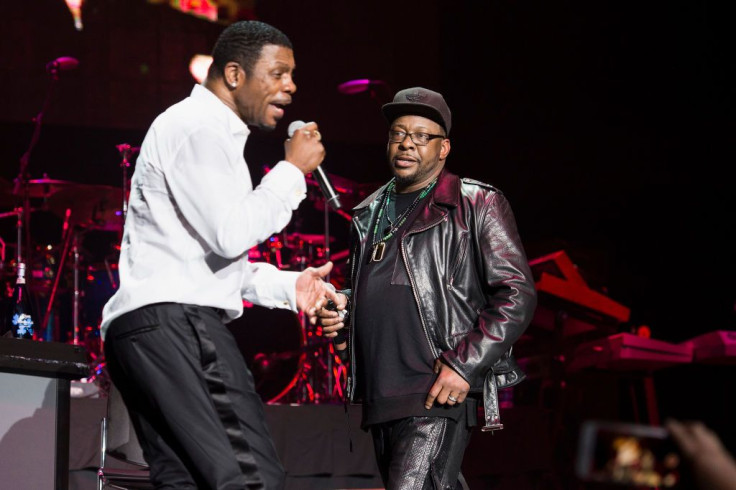 NEW ORLEANS, LA - FEBRUARY 11: Keith Sweat (L) and Bobby Brown perform at UNO Lakefront Arena on February 11, 2017 in New Orleans, Louisiana.