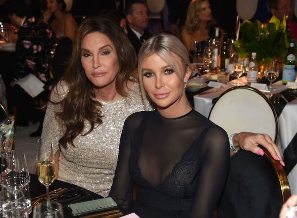 Pictured: Caitlyn Jenner and Sophia Hutchins attending the 27th annual Elton John AIDS Foundation Academy Awards Viewing Party in West Hollywood, California on Feb. 24, 2019.
