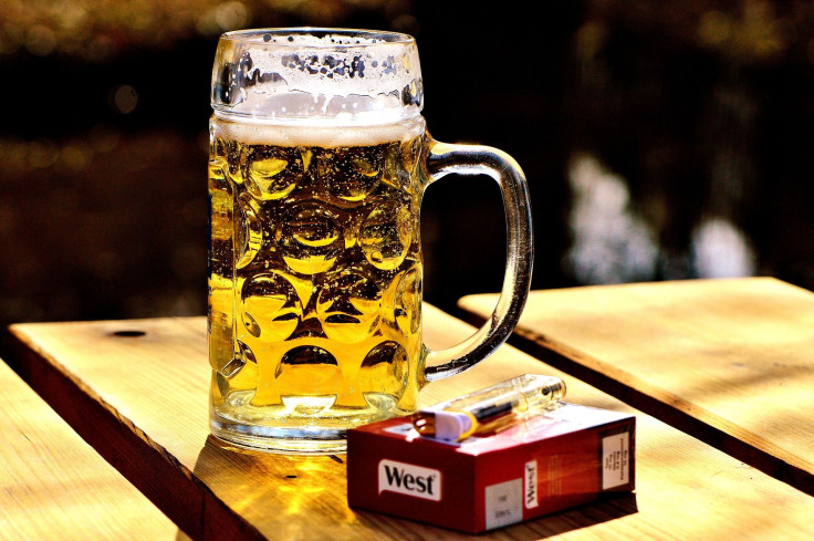 Representation. Beer and tobacco.