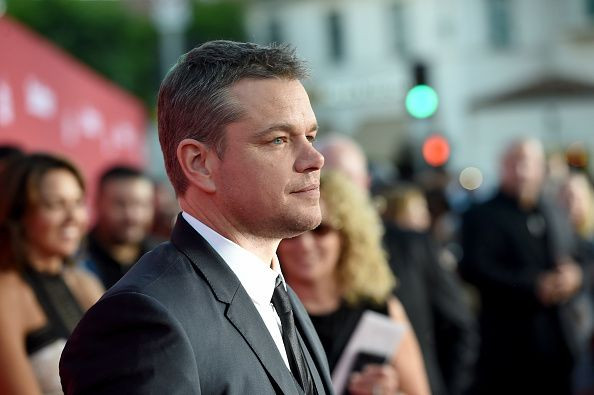 Matt Damon plans to stay in the backseat for a while after he was slammed for his sexual harassment comments. Pictured: Damon arrives at the premiere of Paramount Pictures' 'Suburbicon' at the Village Theatre on Oct. 22, 2017 in Los Angeles.