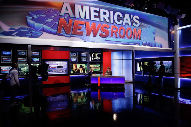 Fox News has reportedly reached a more than $2.5 million settlement with a former contributor who said she was sexually assaulted by an executive, March 8, 2017. In this picture, the New York City studio for Fox News' "America's Newsroom," Oct. 6, 2015.
