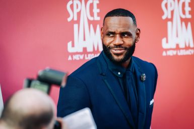 JULY 12: LeBron James attends the premiere of Warner Bros "Space Jam: A New Legacy" at Regal LA Live on July 12, 2021 in Los Angeles, California.