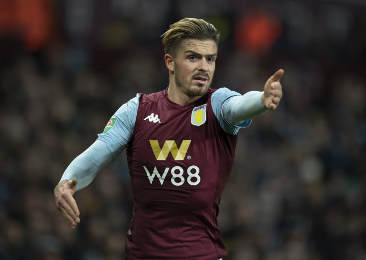  Jack Grealish of Aston Villa during the Carabao Cup Semi Final match between Aston Villa and Leicester City