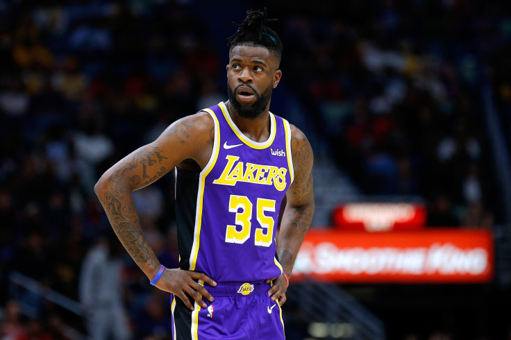 Reggie Bullock #35 of the Los Angeles Lakers